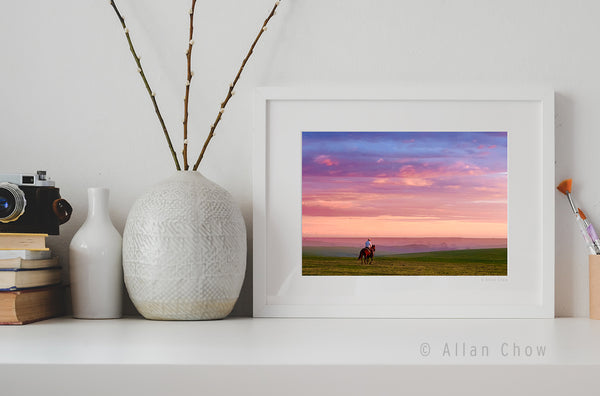 Last Watch Over the Flint Hills - Framed Paper Giclee