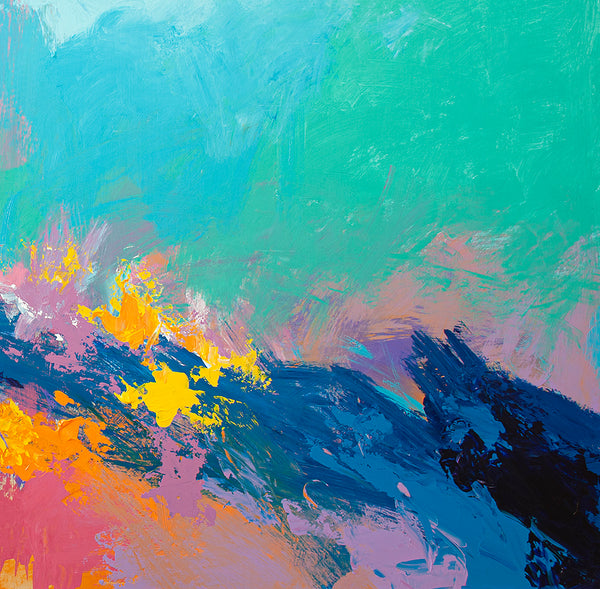 Giclees on paper - Untamed Spirits - 48x24 - Prairie flowers