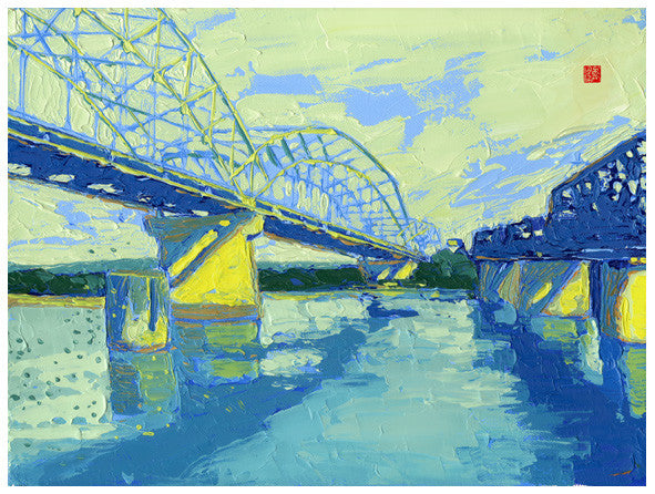 Giclee on paper - After Hannibal - 24x30 - Modern Landscape