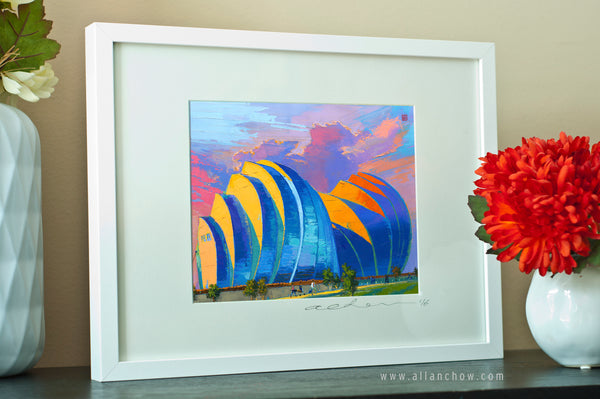 Kauffman Center - Framed Paper Giclee