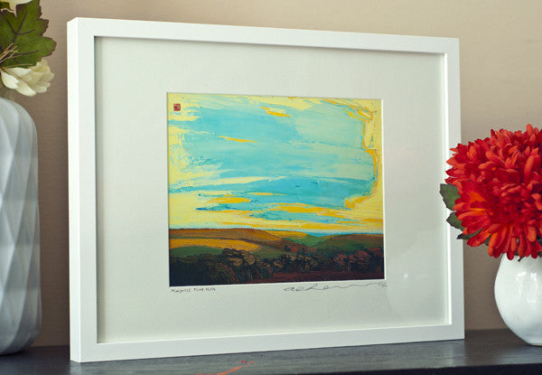 Majestic Flint Hills - Framed Paper Giclee