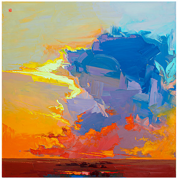 Giclee on canvas - Someone You Loved - 30 x 30in - Modern Landscape