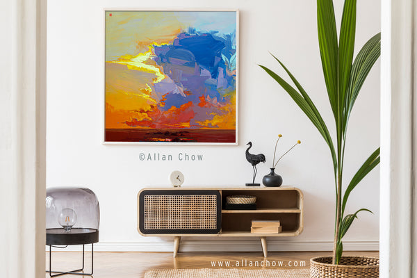 Giclee on canvas - Someone You Loved - 30 x 30in - Modern Landscape