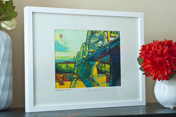 Sunrise at Broadway - Framed Paper Giclee
