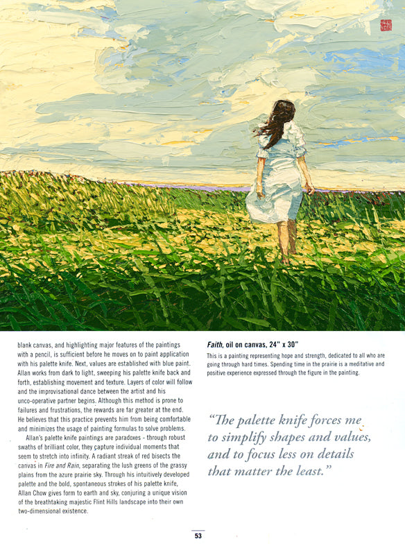 Allan Chow in International Artist Magazine #90 April/May 2013