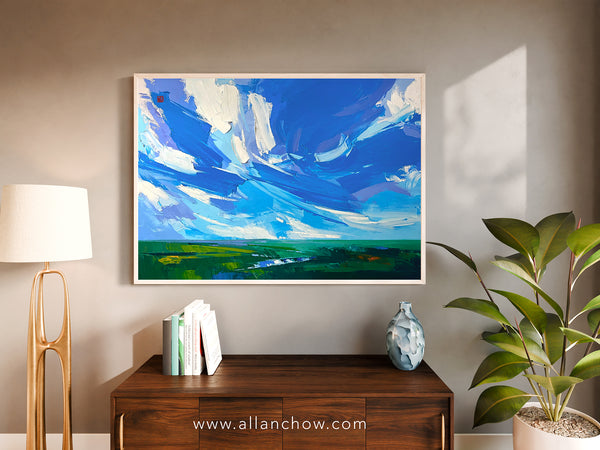 Abstract Sky - Moonlight Sonata in the Hills - ©Allan Chow