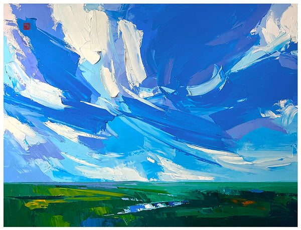 Abstract Sky - Moonlight Sonata in the Hills - ©Allan Chow