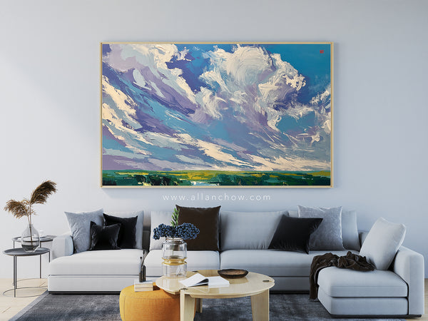Abstract Sky - Rhythm in Blues - ©Allan Chow