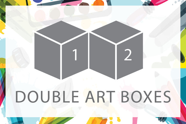 Double Art Boxes - Landscape & Cherry - Home Art Projects for All