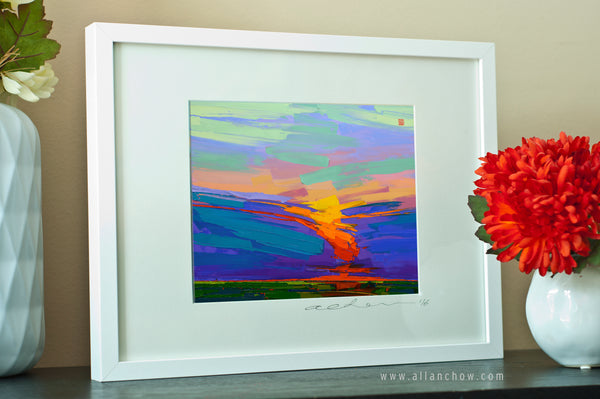 Fire and Rain - Framed Paper Giclee