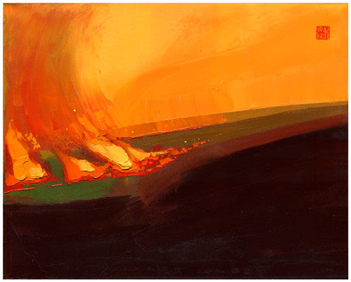 Prairie Fire 3 - Subjective landscape - Allan Chow