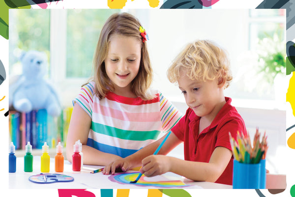 Double Art Boxes - Landscape & Cherries - Home Art Projects for All