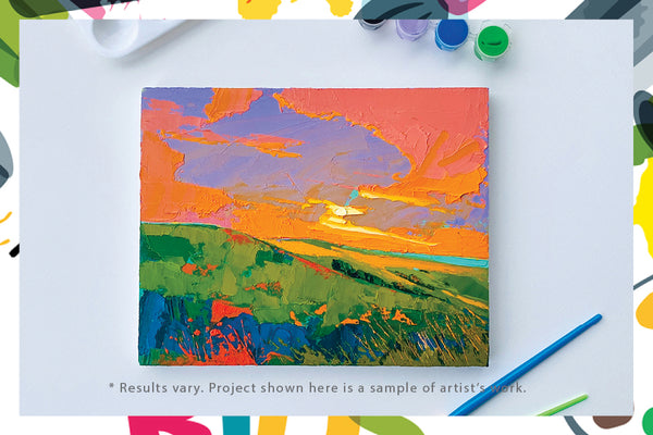 Double Art Boxes - Landscape & Cherry - Home Art Projects for All