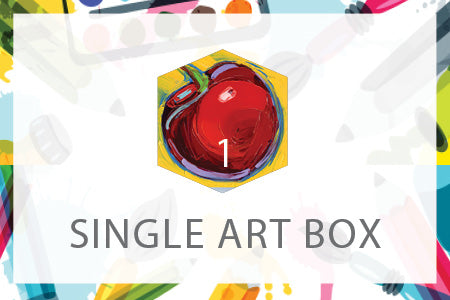 Single Art Box - Cherry - Home Art Projects for Kids