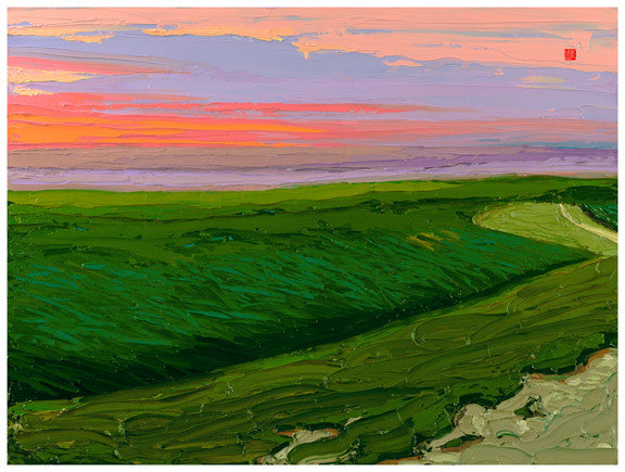 Giclee on paper - Songs of the Prairie - 24x30 - Modern Landscape