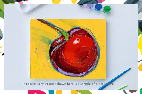 Single Art Box - Cherry - Home Art Projects for Kids